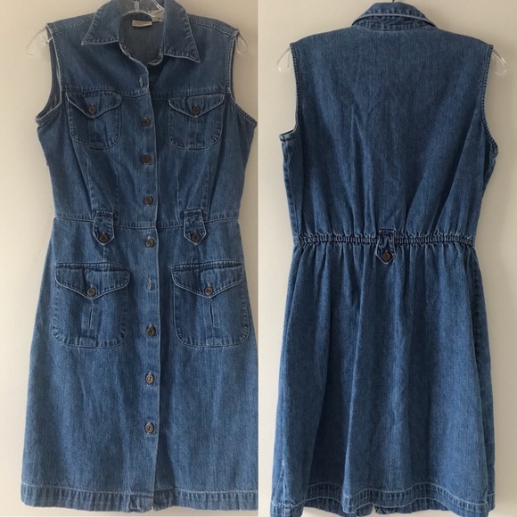 Vintage Dresses & Skirts - VTG St, John’s Bay 8P denim dress